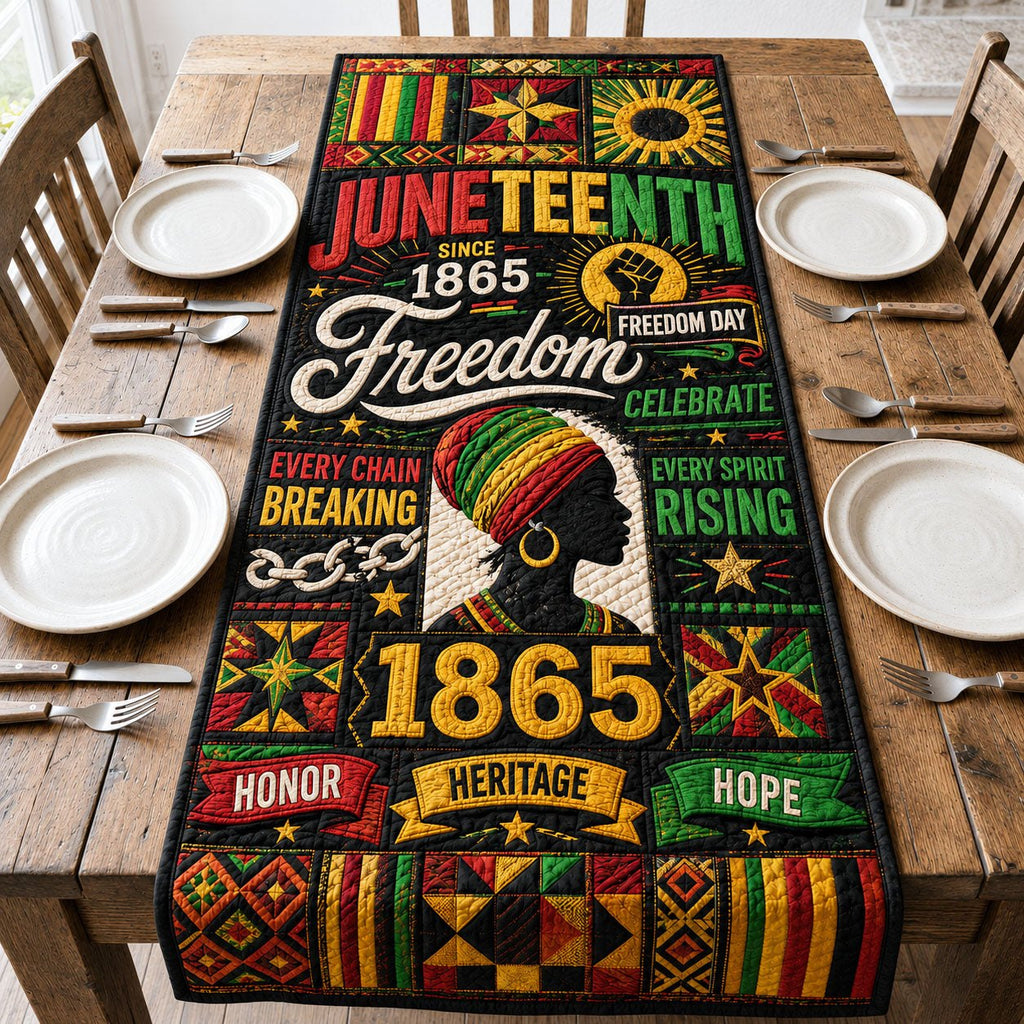 Freedom Day Heritage Table Runner
