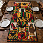 Juneteenth Vibes Patchwork Table Runner