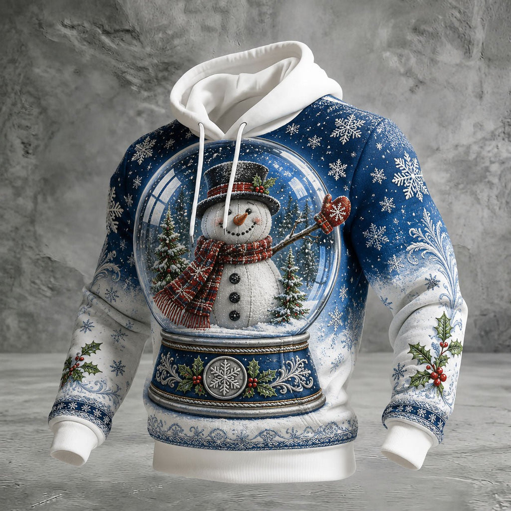 Snow Globe Magic hoodie, all-over print