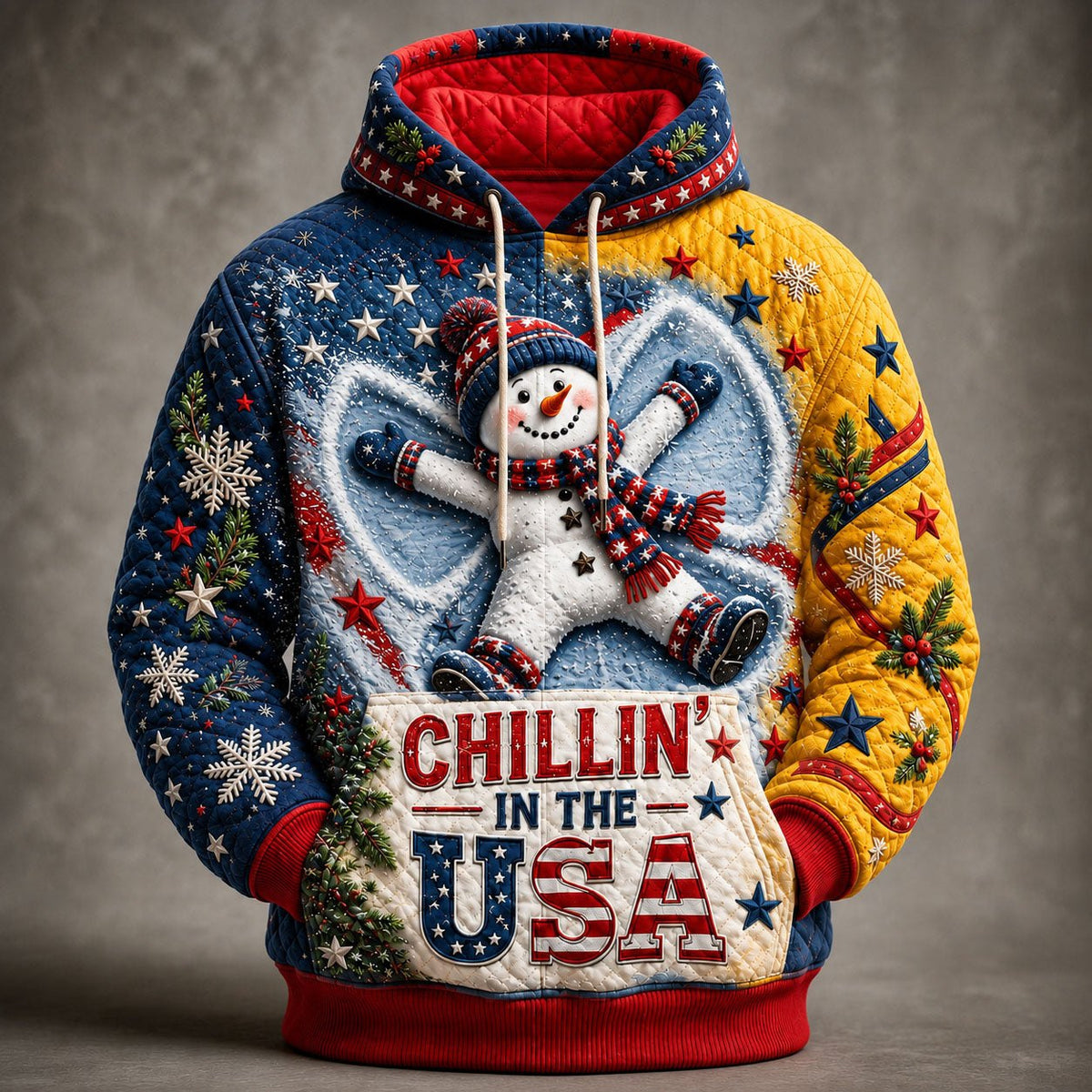 Chillin in the Usa hoodie, all-over print