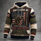 America 250 Veteran Strength hoodie, all-over print