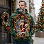 Christmas Arrival hoodie, all-over print