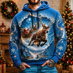Reindeer Sky Breakthrough hoodie, all-over print