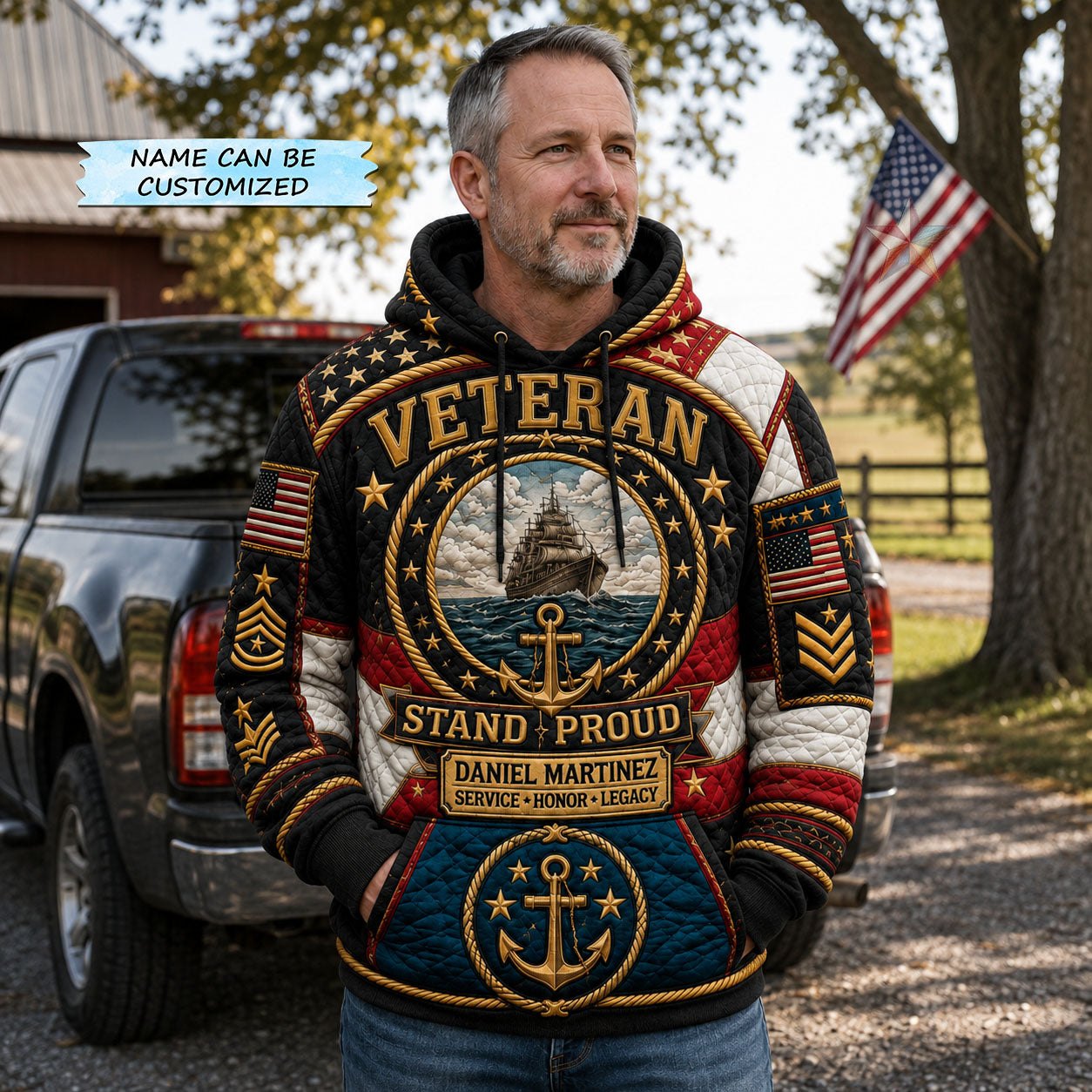 Anchor of Legacy Qtcuz hoodie, all-over print