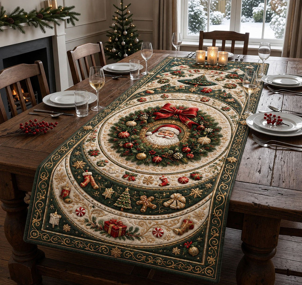 Santa Celebration Table Runner