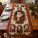 Santa Portrait Collection Table Runner