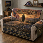Honor Duty Sacrifice Silhouette Sofa Cover