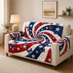 Usa Flag Butterfly Sofa Cover