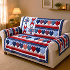 America Heart Sofa Cover