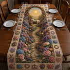 Sunlit Cottage Garden Table Runner
