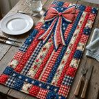 Vintage American Ribbon Bow Table Runner