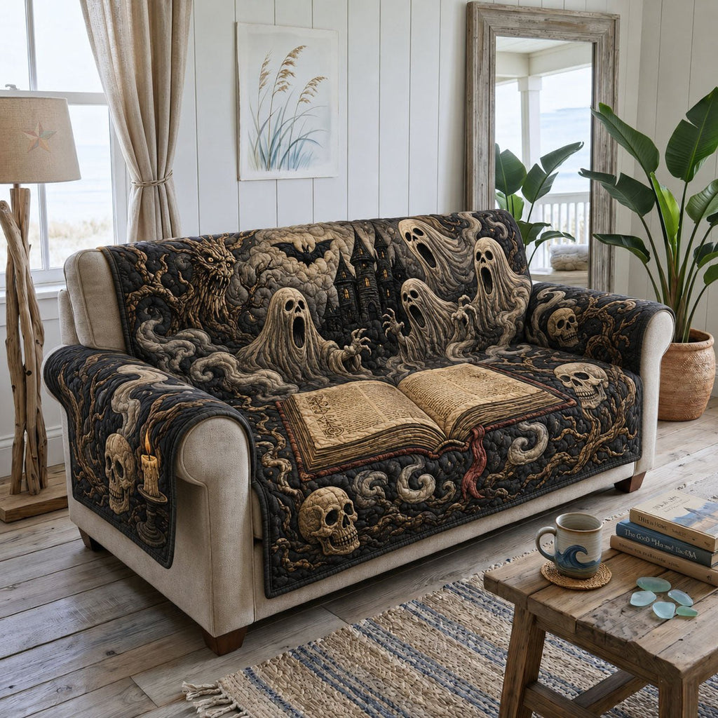 Ghosts Ancient Spell Book Haunted Sofa Cover