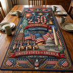 Celebrating 250 Years of Freedom Table Runner
