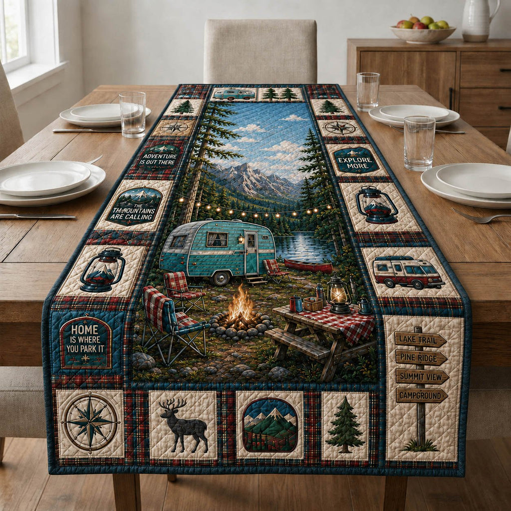 Home Is Where You Park It Table Runner