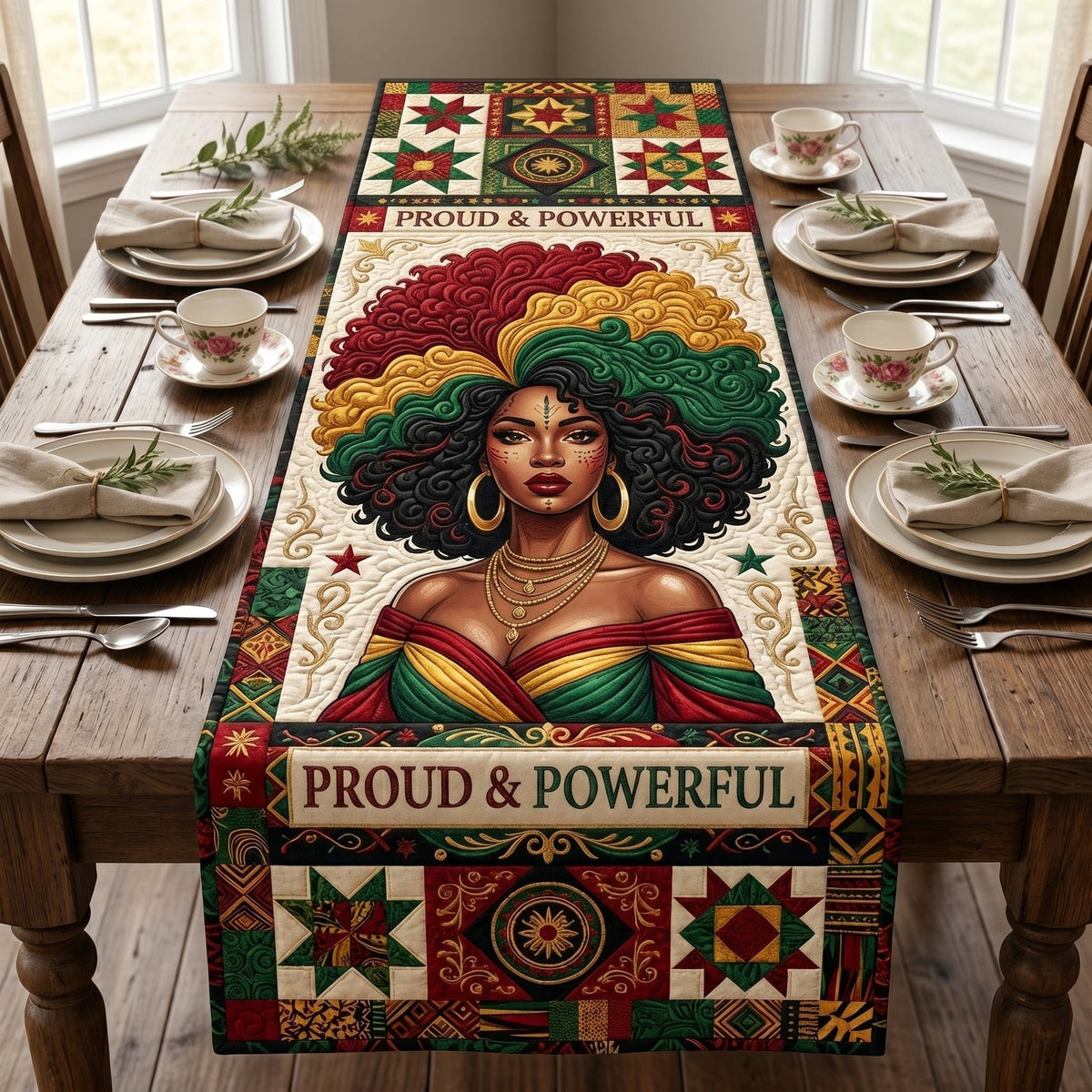 Queen Energy Table Runner