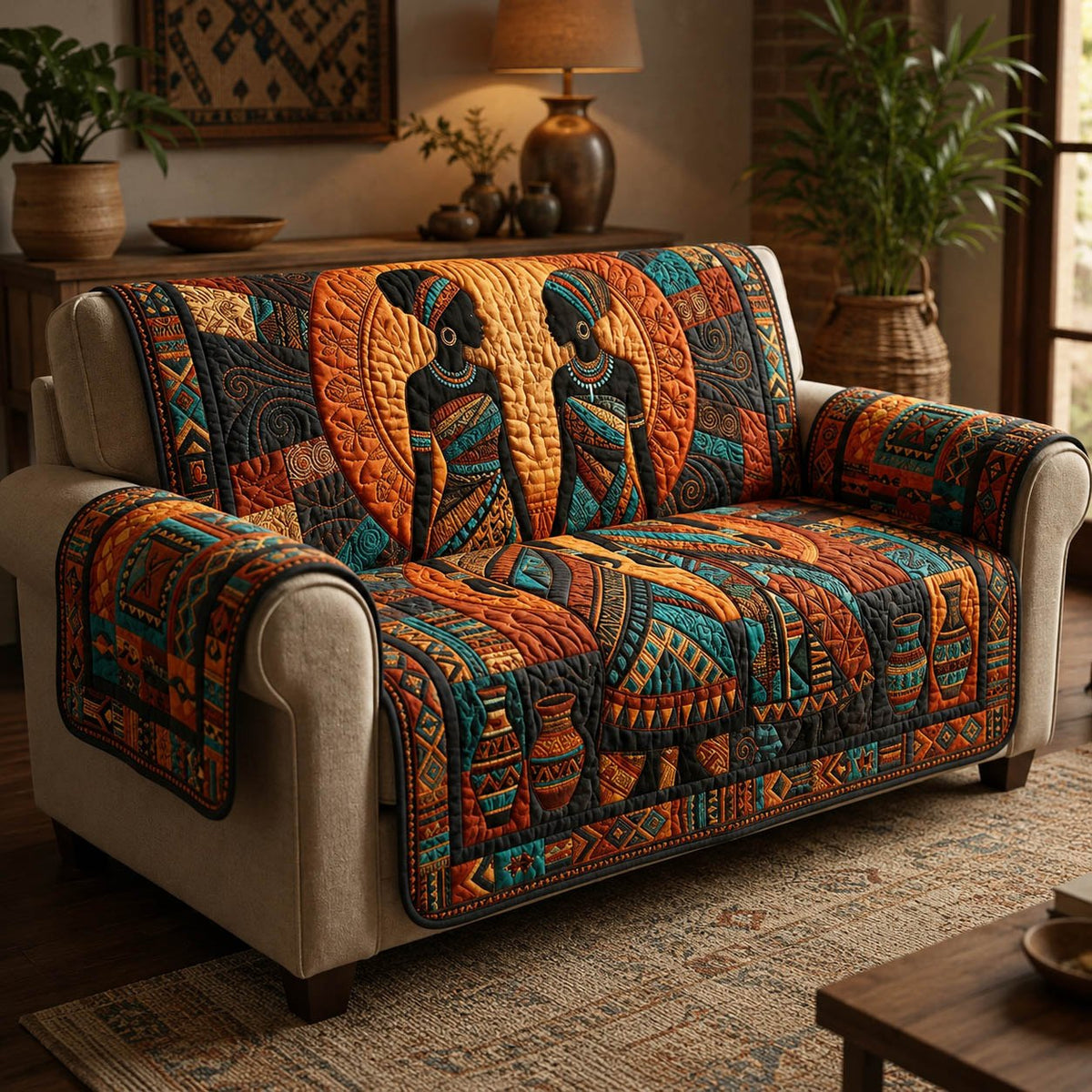 Melanin Sisters Sofa Cover