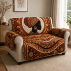 Earth Tone Tribal Queen Sofa Cover