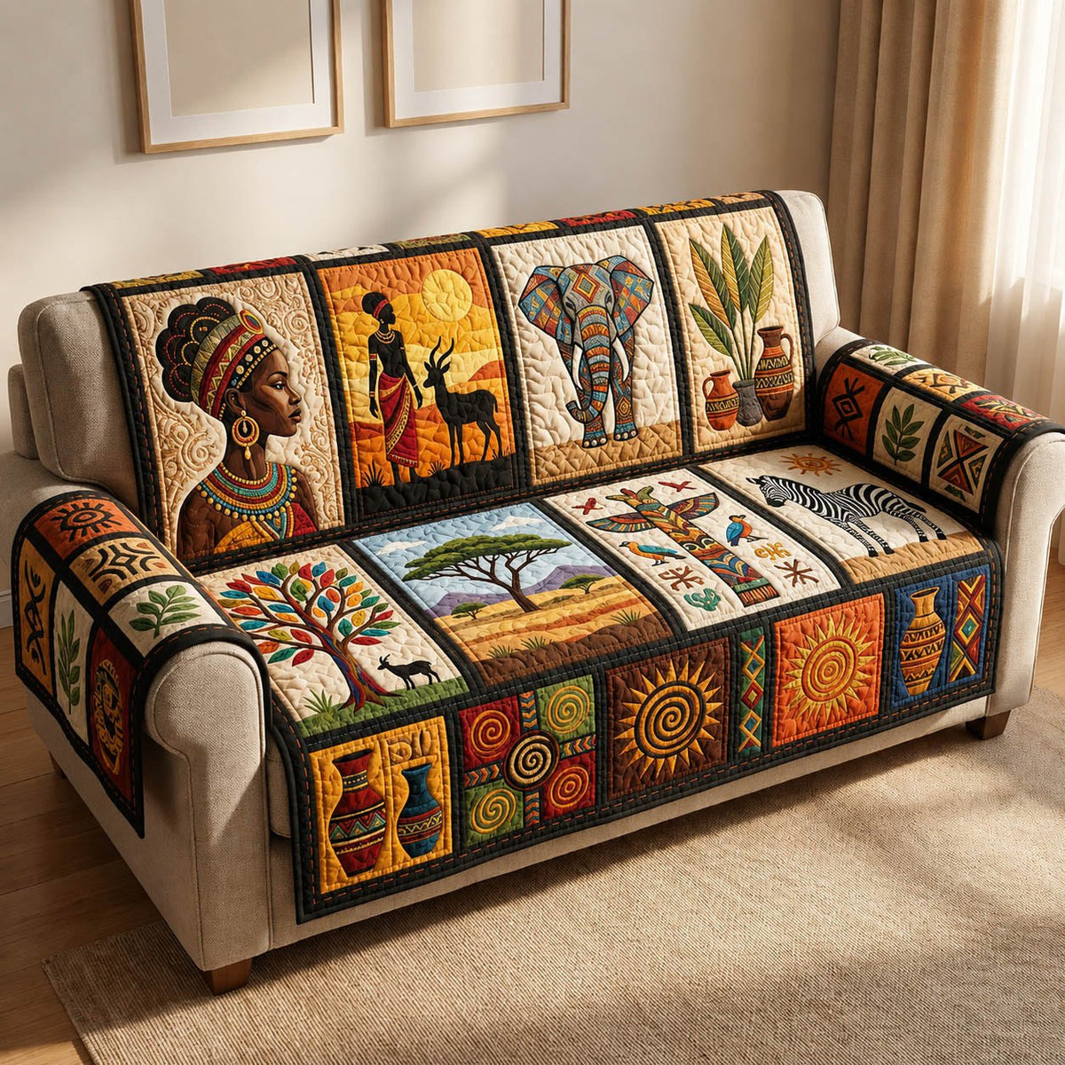 African Soul Sofa Cover