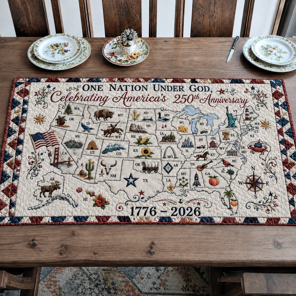 America 250 Table Runner