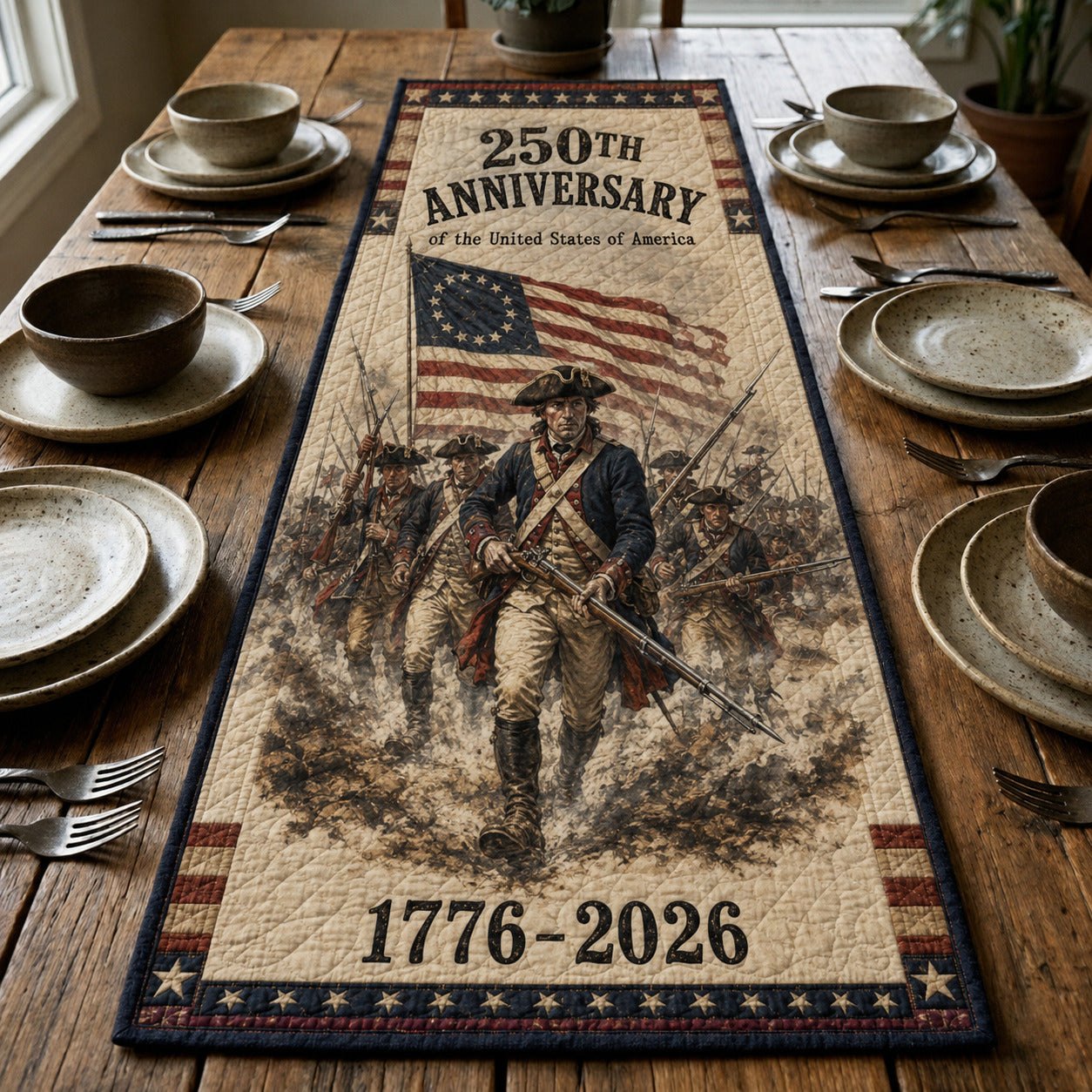 Revolutionary War Table Runner