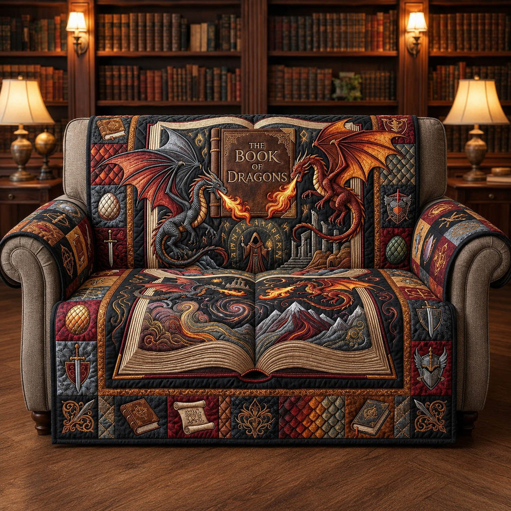 The Book of Dragons Sofa Cover