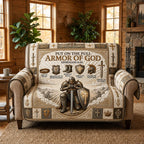 Armor of God Kneeling Knight Sofa Cover