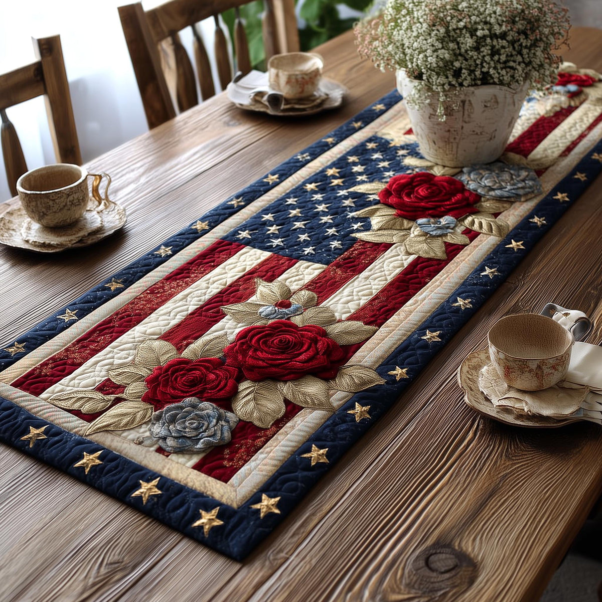 Liberty Spirit Table Runner