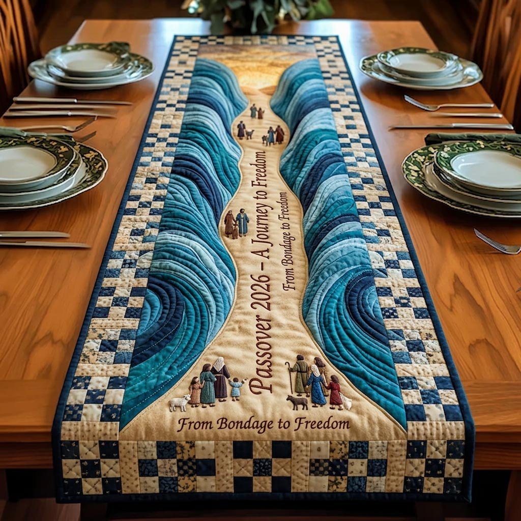 Passover 2026 Journey to Freedom Table Runner