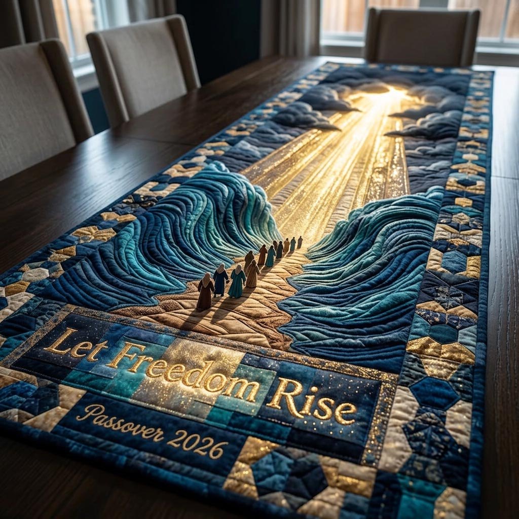 Let Freedom Rise Passover 2026 Table Runner