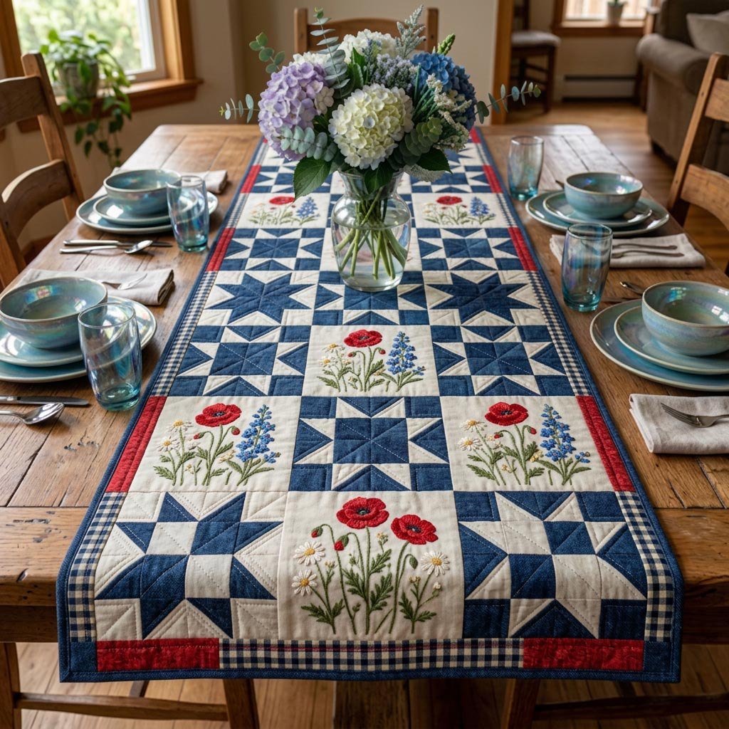 Lodge Bear Table Runner