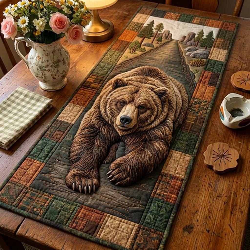 Patriotic Wildflower Table Runner