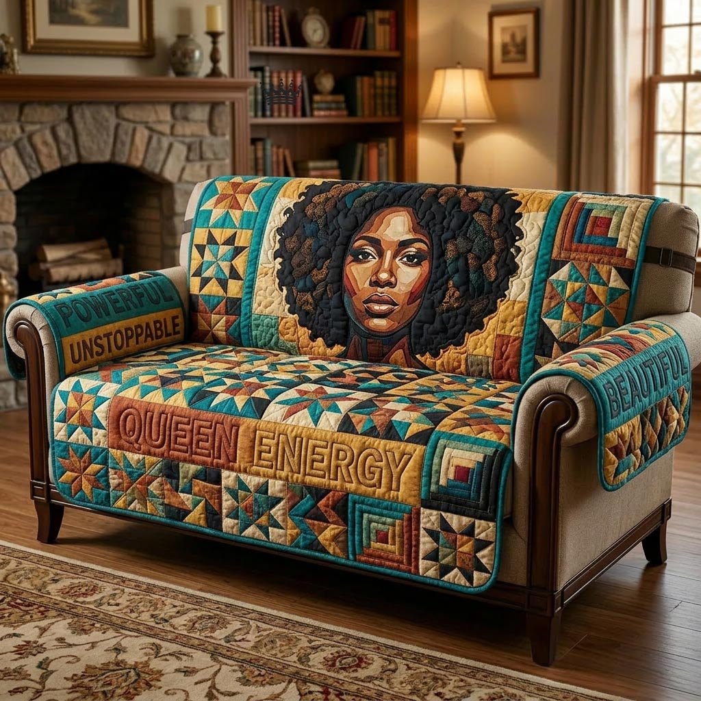 Melanin Magic Sofa Cover