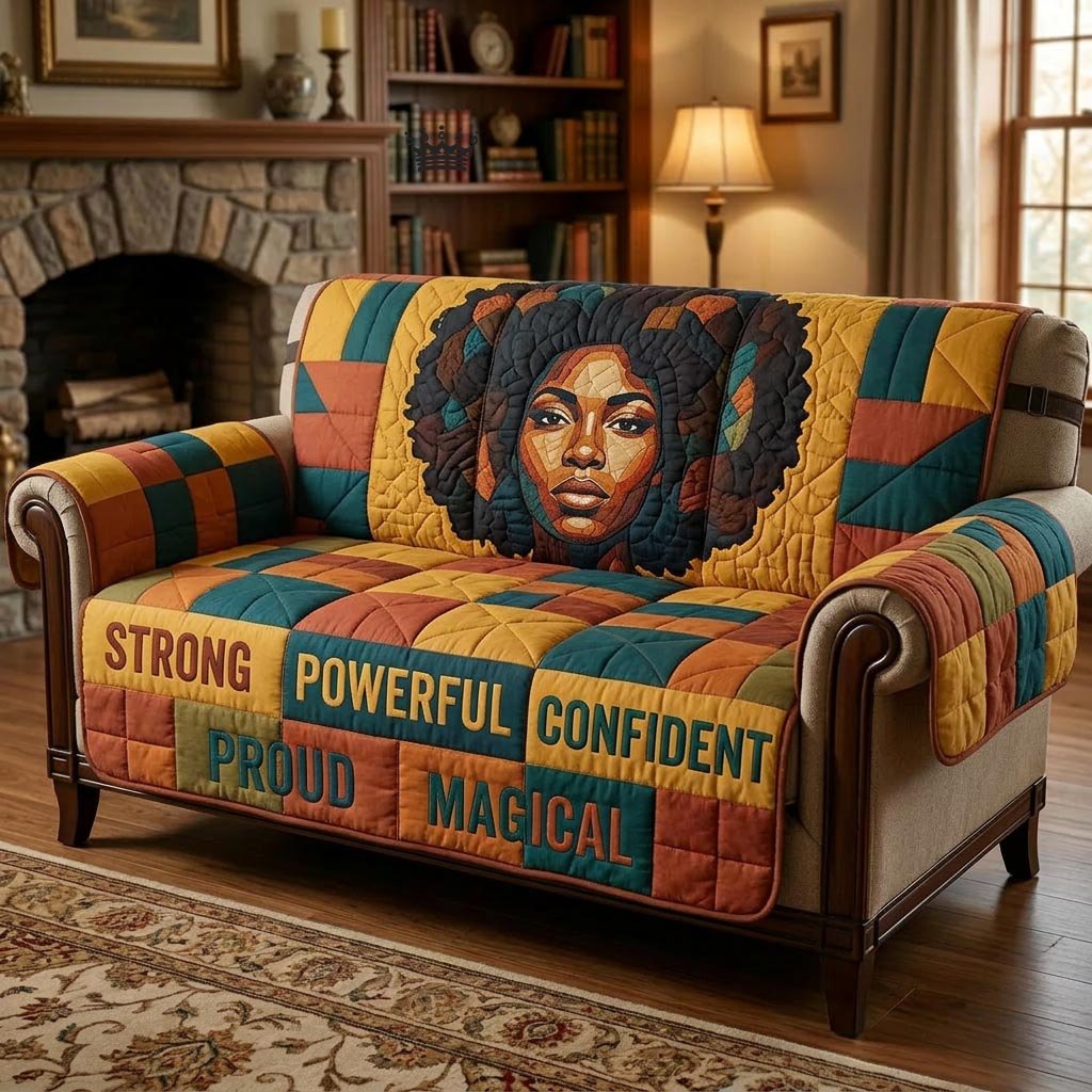 Ebony Queen Sofa Cover
