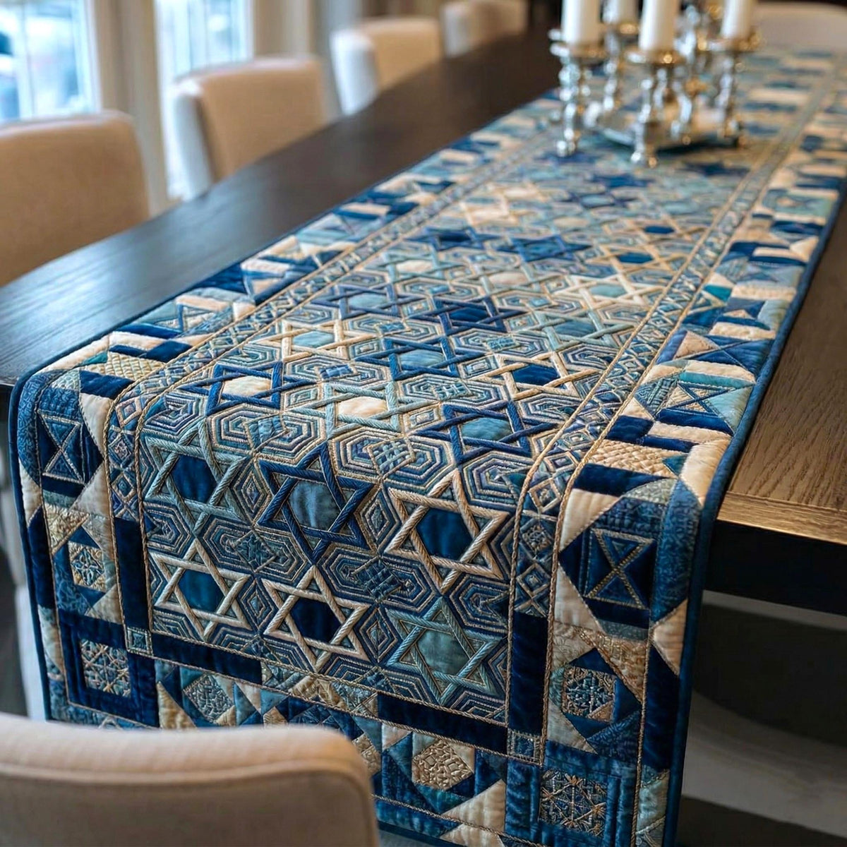 Sacred Patchwork Table Runner