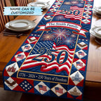 Flag Panels with Bold 250 Table Runner