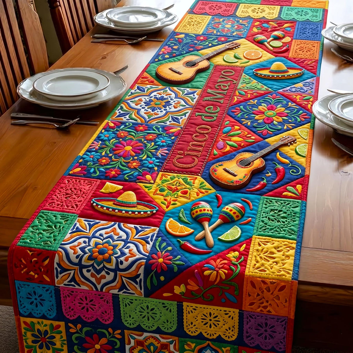 Cinco Party Table Runner