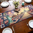 Statue of Liberty Eagle and Capitol Table Runner