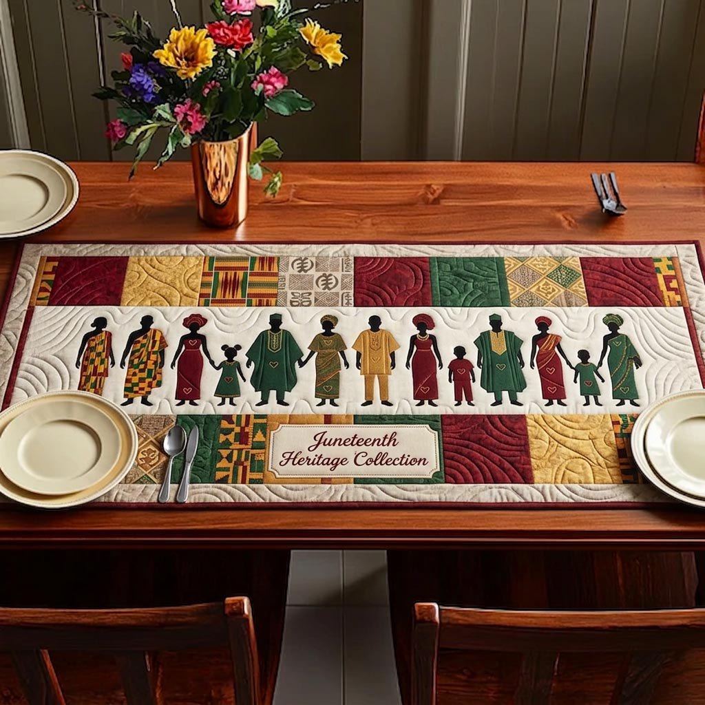 Juneteenth Heritage Collection Figures Table Runner