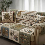 Fishing Lures and Tackle on Cream Sofa Cover
