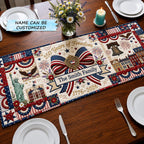 250 Years of Freedom Family Banner Table Runner