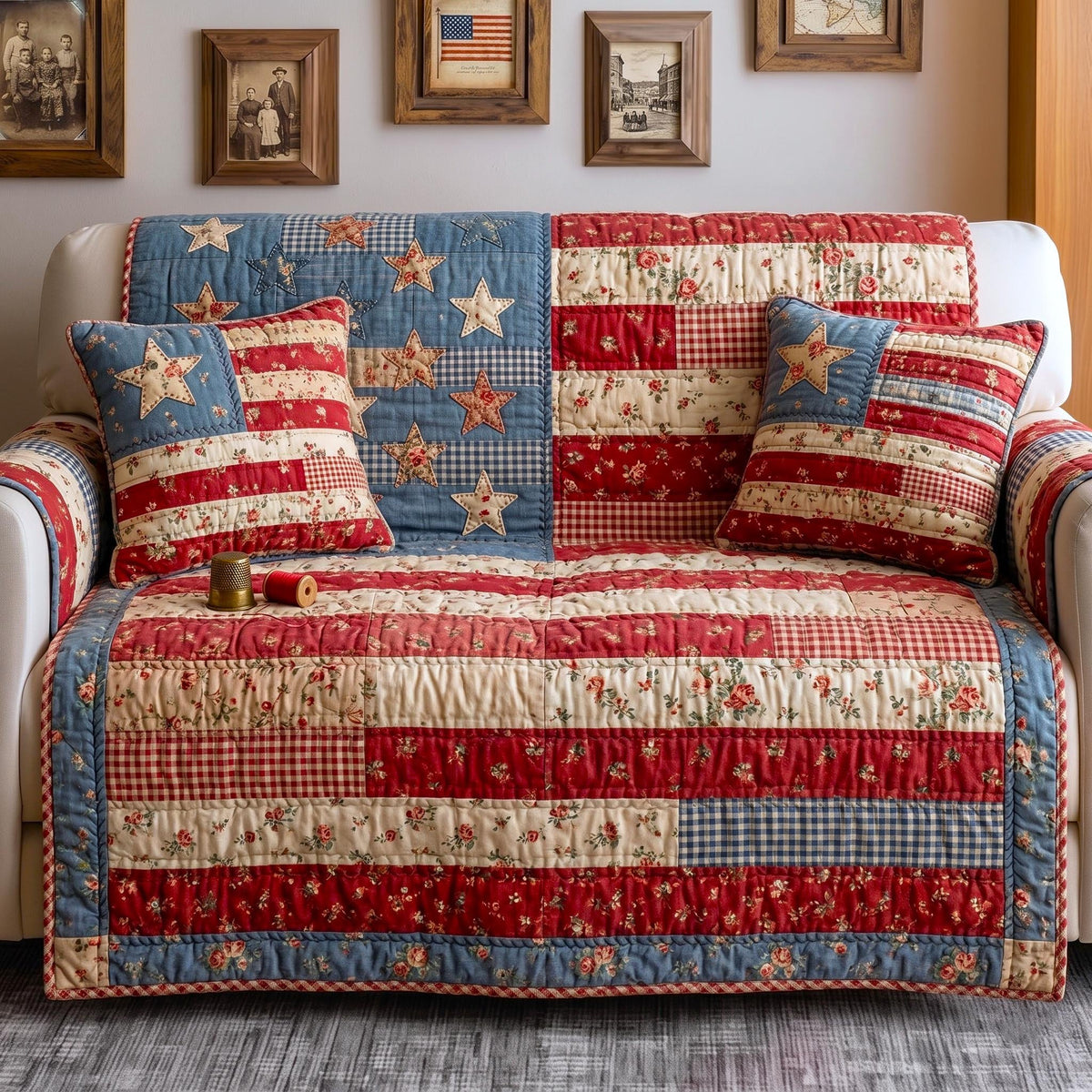 Patriot Threads Sofa Cover