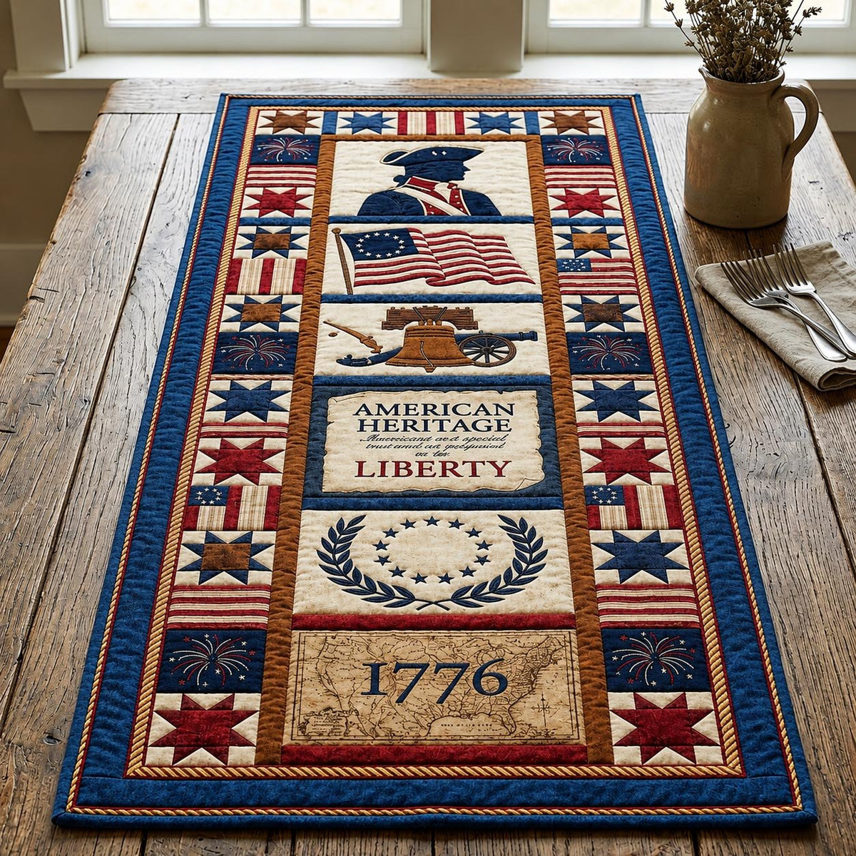 Patriot Rise Table Runner