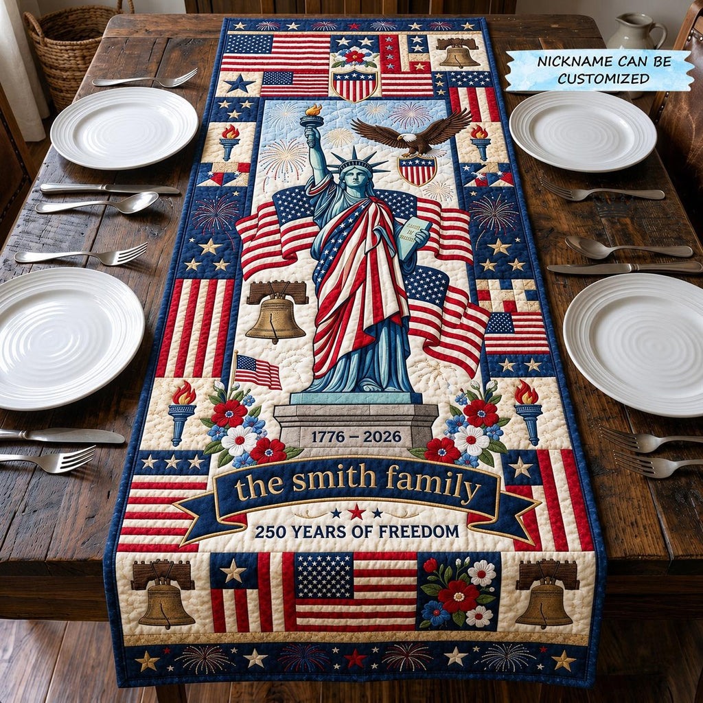 Liberty March Qtcuz Table Runner