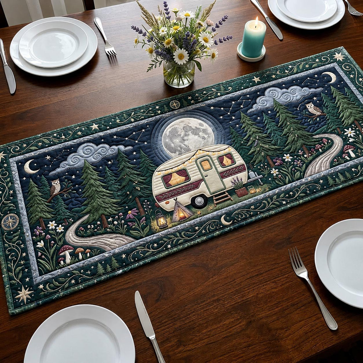 Camp Journey Table Runner