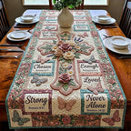 Faith Blossom Table Runner