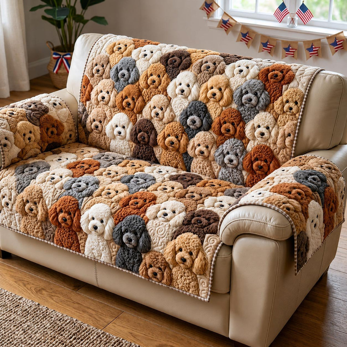 Poodle Soul Sofa Cover