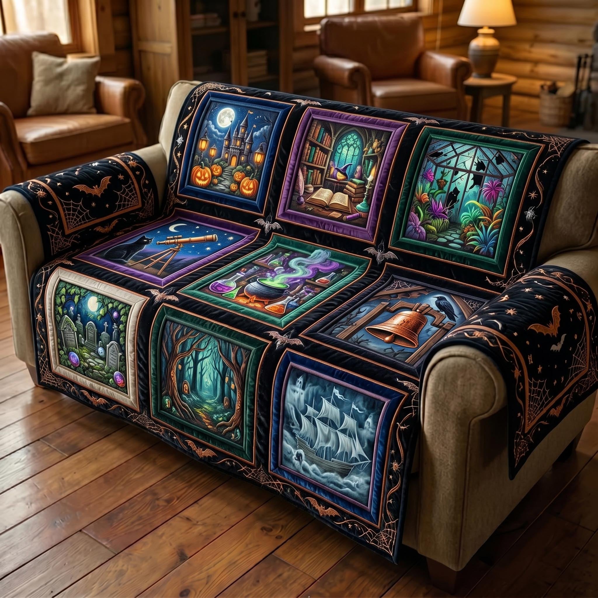 Halloween Spirit Sofa Cover