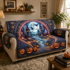 Haunted House Under the Full Moon Sofa Cover