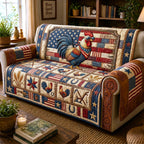 American Rooster Sofa Cover