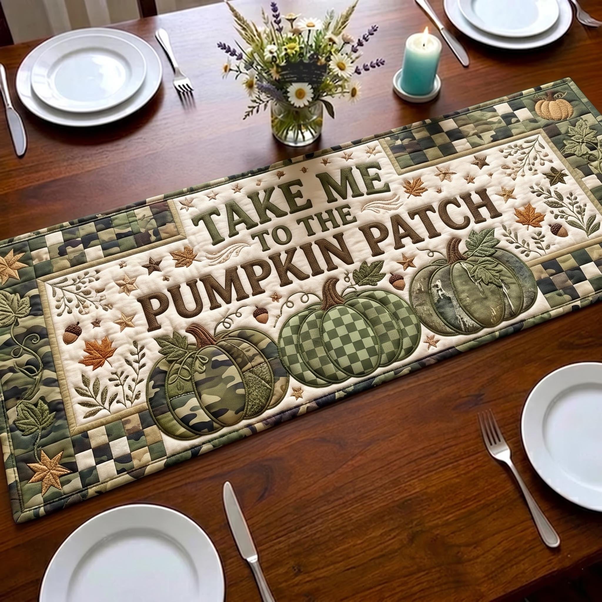 Take Me to the Pumpkin Patch Table Runner